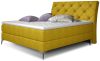 Adel 160x200 boxspring ágy matraccal sárga