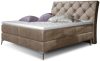 Adel 180x200 boxspring ágy matraccal barna