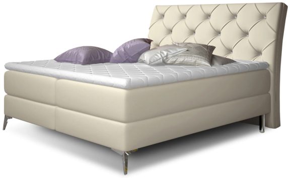 Adel 180x200 boxspring ágy matraccal bézs