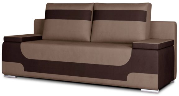 Area ágyfunkciós kanapé világos barna