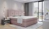 Idris 180x200 boxspring ágy matraccal rózsaszín