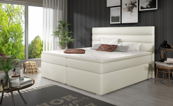 Softy 180x200 boxspring ágy matraccal bézs