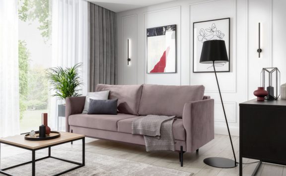 Revi ágyfunkciós kanapé rózsaszín