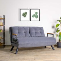   Sando 2-Seater - Grey 2 Személyes kanapé 133x50x45  Szürke