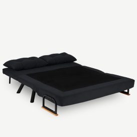 Sando 2-Seater - Black 2 Személyes kanapé 133x50x45  Fekete