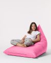 Pyramid Big Bed Pouf - Pink Babzsákfotel 145x90x35  Rózsaszín