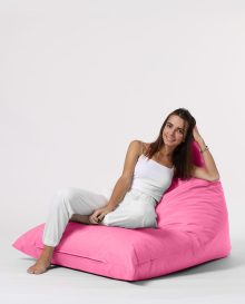 Pyramid Big Bed Pouf - Pink Babzsákfotel 145x90x35  Rózsaszín