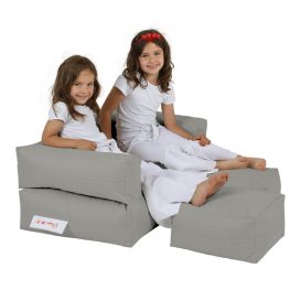 Kids Double Seat Pouf - Fume Babzsákfotel 100x50  Füst