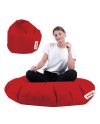 Iyzi 100 Cushion Pouf - Red Babzsákfotel 65x65  Piros