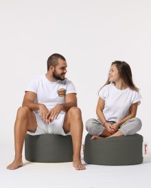 Round Pouf - Fume Puff 55x30  Füst