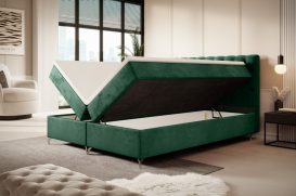 Chester Boxspring ágy matraccal 140x200 (Bonell)  Zöld