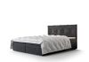 Atlea Boxspring ágy matraccal 140x200 (Bonell)  sötétszürke