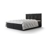 Atlea Boxspring ágy matraccal 180x200 (Bonell)  fekete