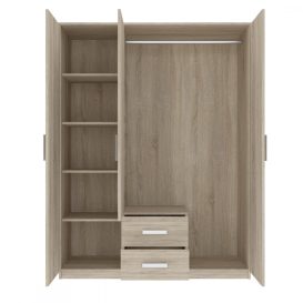 Verdana gardróbszekrény 150cm 3D2S Sonoma Oak