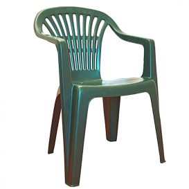 Santorini 2 személyes kerti bútor szett, zöld asztallal, 2 db Flen zöld székkel